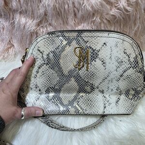 Steve Madden / Snake Print Crossbody Bag